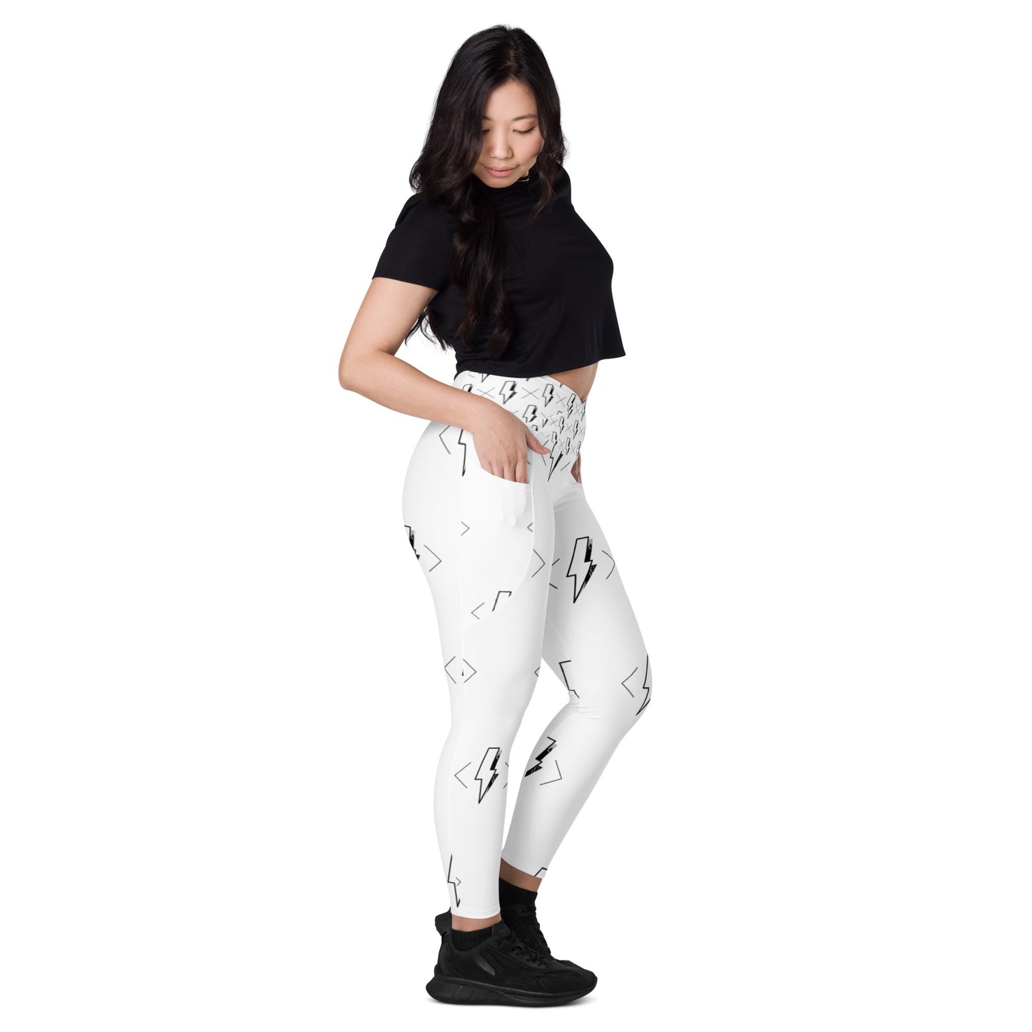 Coffey & Code Crossover leggings with pockets